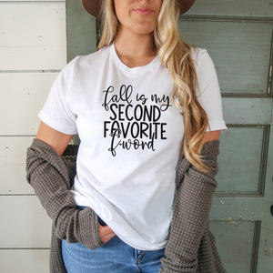 "Fall is my Second Favorite F-Word" Halloween T-Shirt