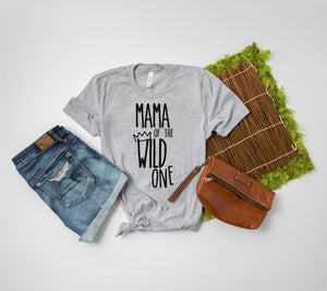 Cut Out "Mom, Dad of the wild one" 1st Birthday Family Shirts