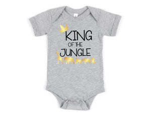 "King of the Jungle" 1st BirthdayThemed Birthday T-shirt/Bodysuit
