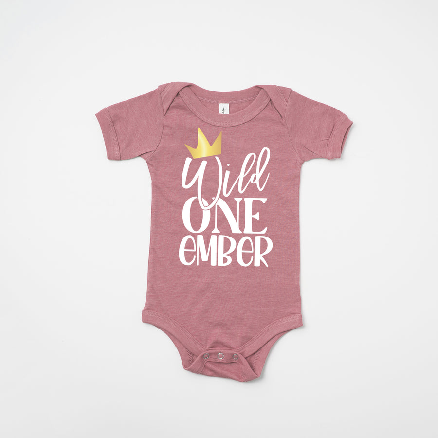 New "Wild One" 1st Birthday T-shirt/Bodysuit