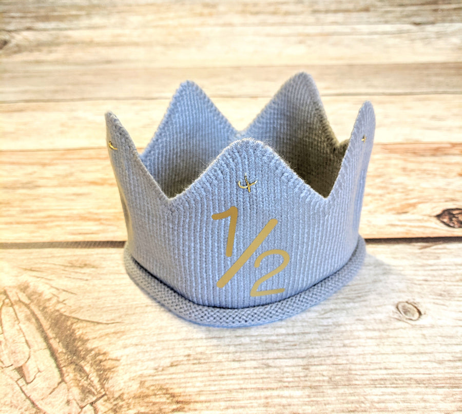 1/2 Birthday Crown