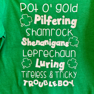 Trouble Boy St. Patrick Shirt