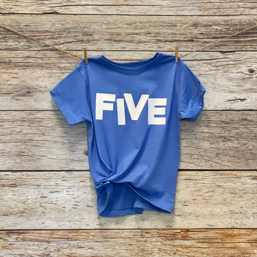 FIVE Fifth Birthday T-Shirt