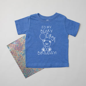 "It's My Beary First Birthday" Teddy Bear Themed Personalized Birthday T-shirt/Bodysuit 18-24 mo-VIP