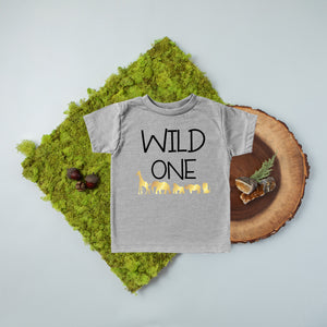 "Wild One" Jungle Themed 1st Birthday T-shirt/Bodysuit