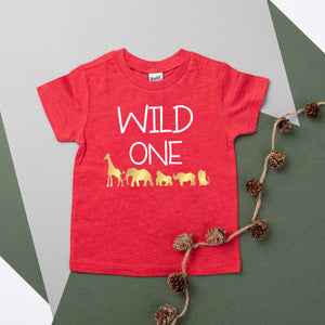 "Wild One" Jungle Themed 1st Birthday T-shirt/Bodysuit