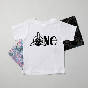 "One" Airplane Themed 1st Birthday T-shirt/Bodysuit