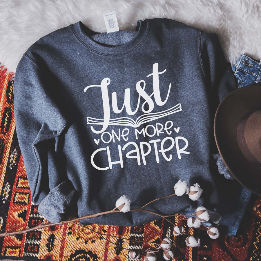 "Just One More Chapter" Book Club Sweatshirt