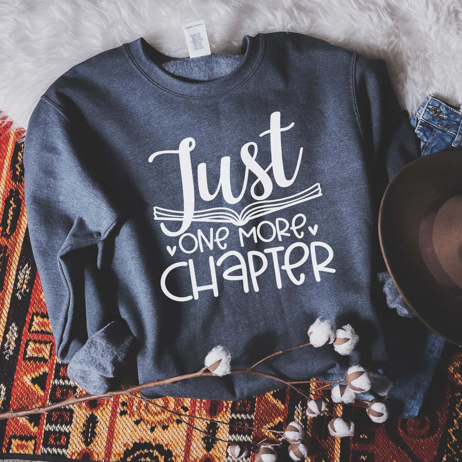 "Just One More Chapter" Book Club Sweatshirt