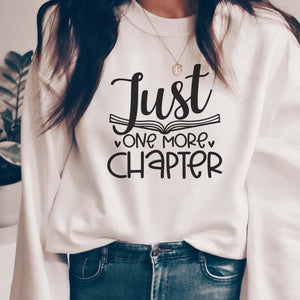 "Just One More Chapter" Book Club Sweatshirt