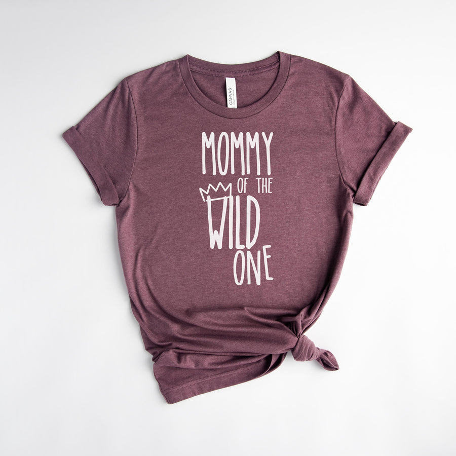 Cut Out "Mom, Dad of the wild one" 1st Birthday Family Shirts