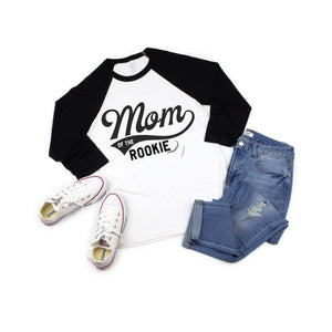 "Mom / Dad of the Rookie" Customized Raglan