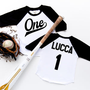 One Baseball Raglan