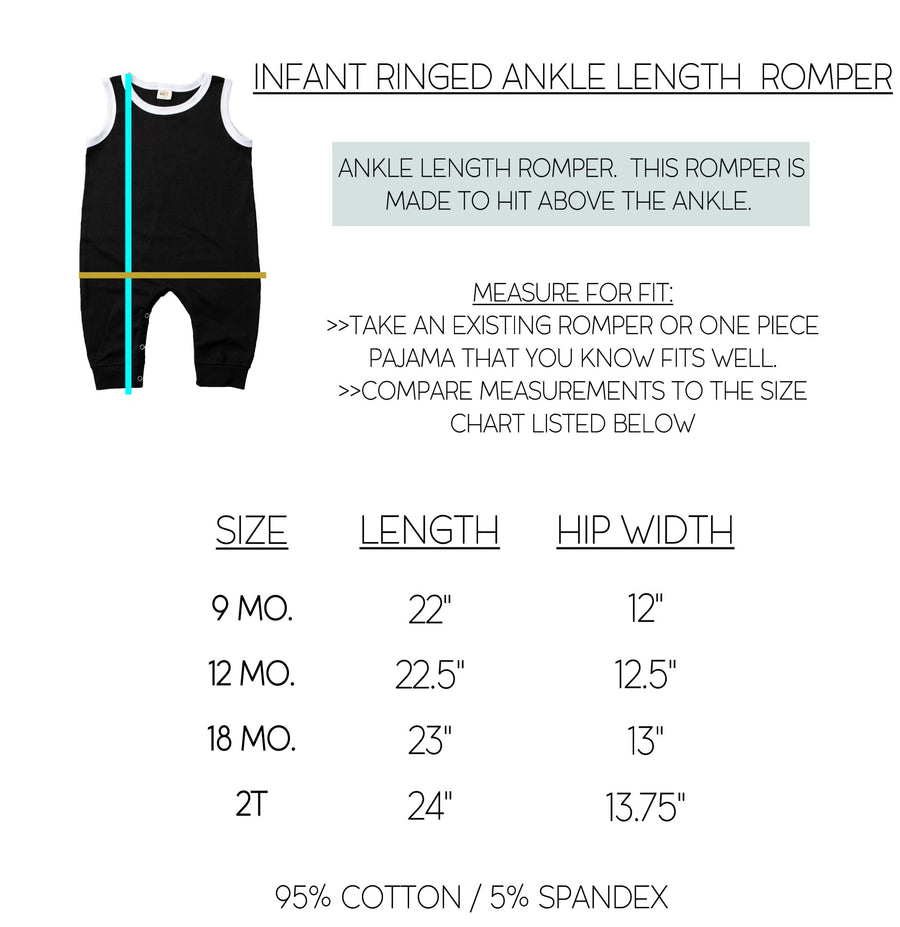 "Two Fast" Racecar Themed Ringed Romper