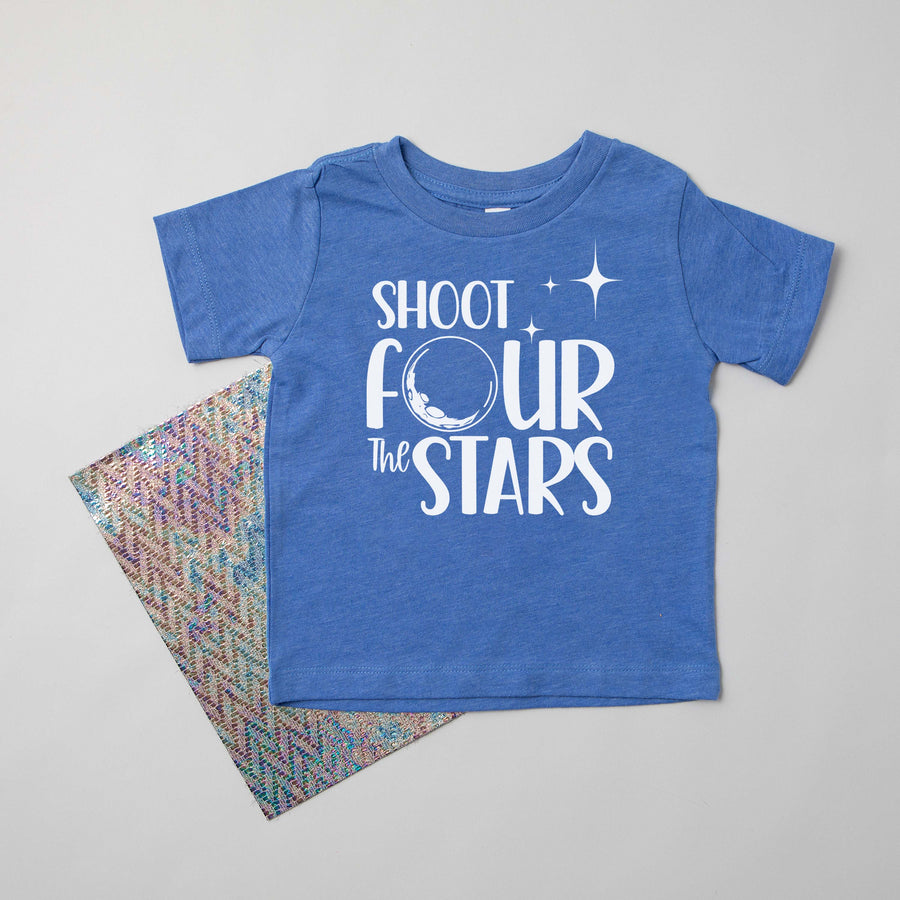 "Shoot Four The Stars" 4th Birthday T-shirt