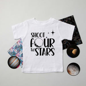 "Shoot Four The Stars" 4th Birthday T-shirt