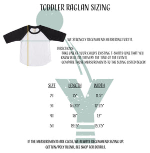 "Born Two Be Wild" Second Birthday Baseball Raglan