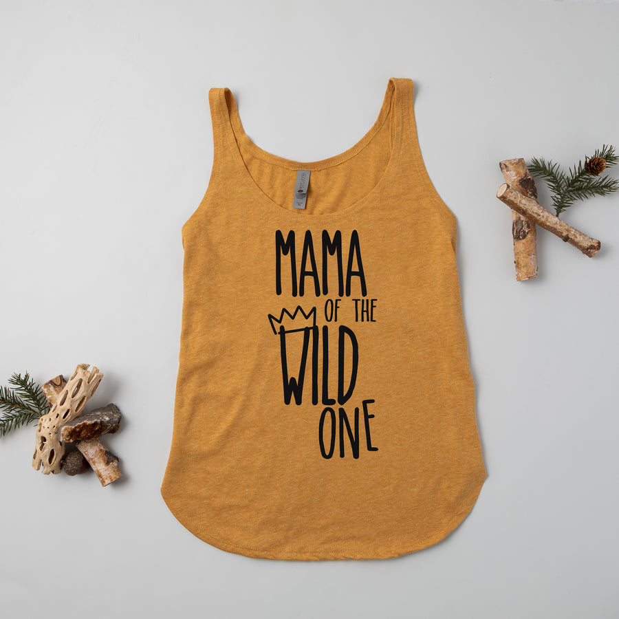 Cut Out Design Mama of the Wild One Woman's Tank Top