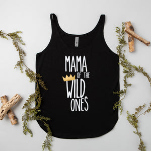 "Mama of the Wild Ones" Twins 1st Birthday Tank Top