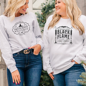 "The Black Flame" Halloween Sweatshirt