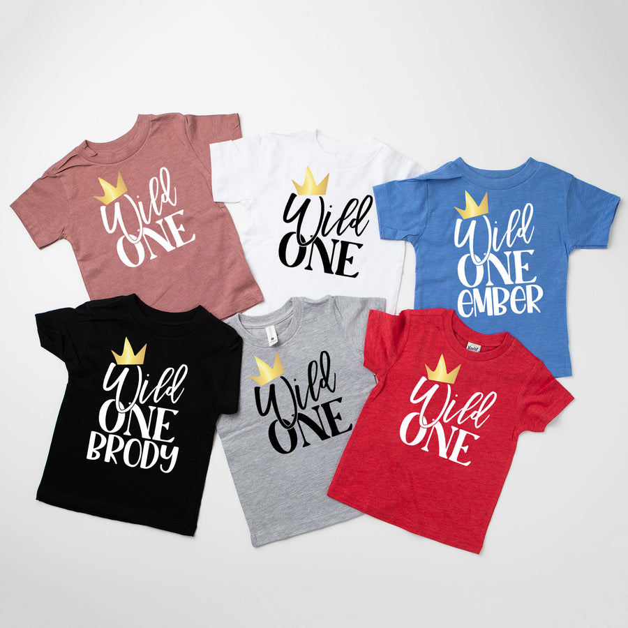 New "Wild One" 1st Birthday T-shirt/Bodysuit
