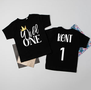 New "Wild One" 1st Birthday T-shirt/Bodysuit