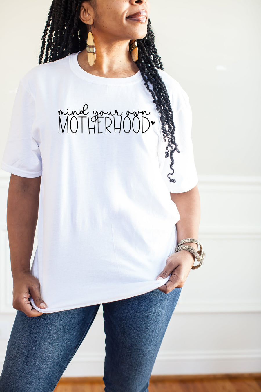 "Mind Your Own Motherhood" Sarcastic Mom T-shirt