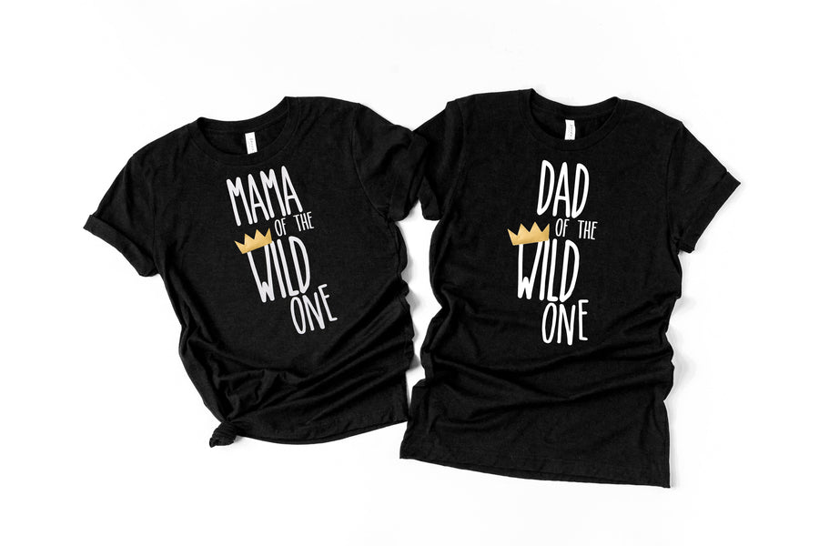 "Dad of the Wild One" Custom 1st Birthday Family Shirts, 3XL-VIP