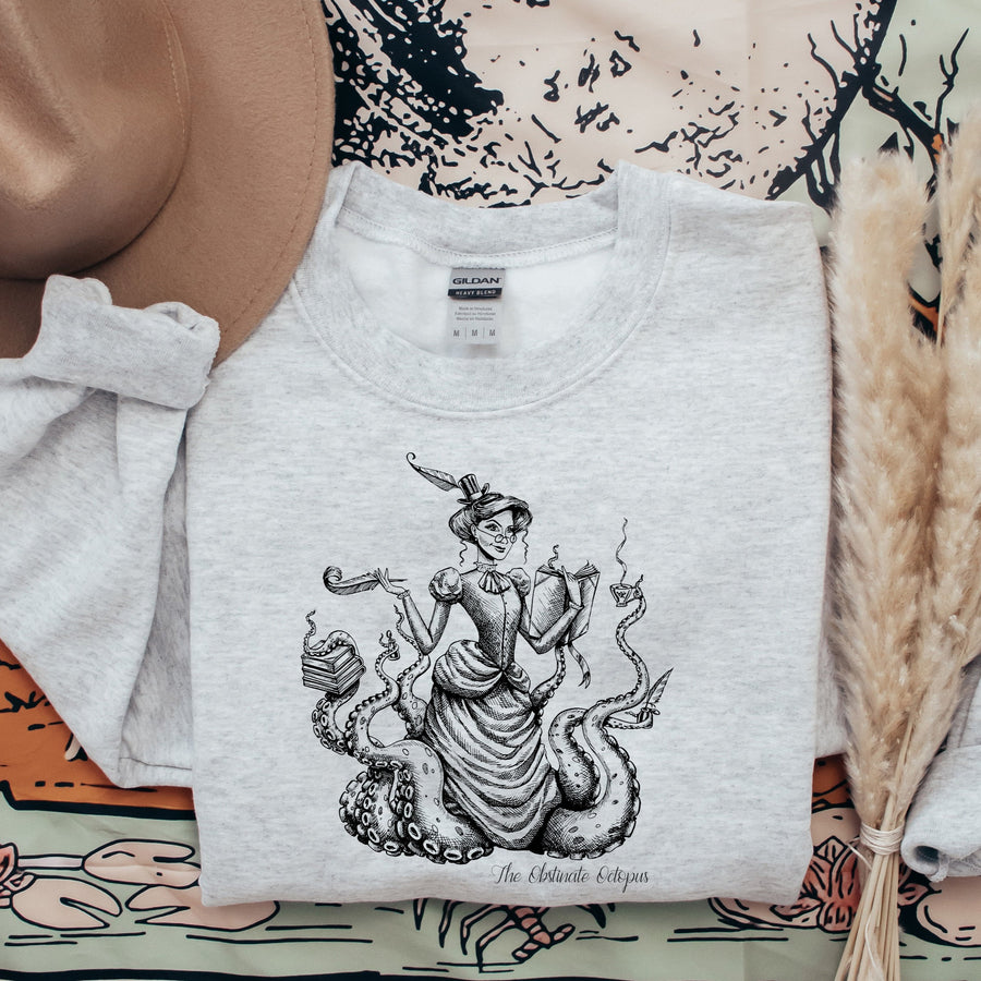 "The Obstinate Octopus" Unisex Sweatshirt