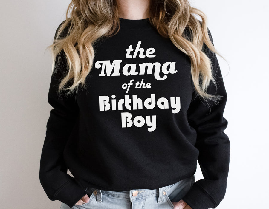 "Mom, Dad of the Birthday Boy" Parent Sweatshirt