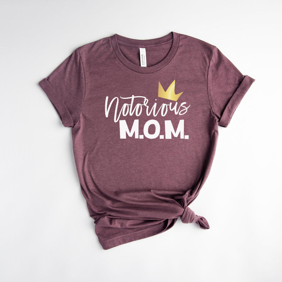 "Notorious M.O.M." 1st Birthday Custom Parent T-shirt