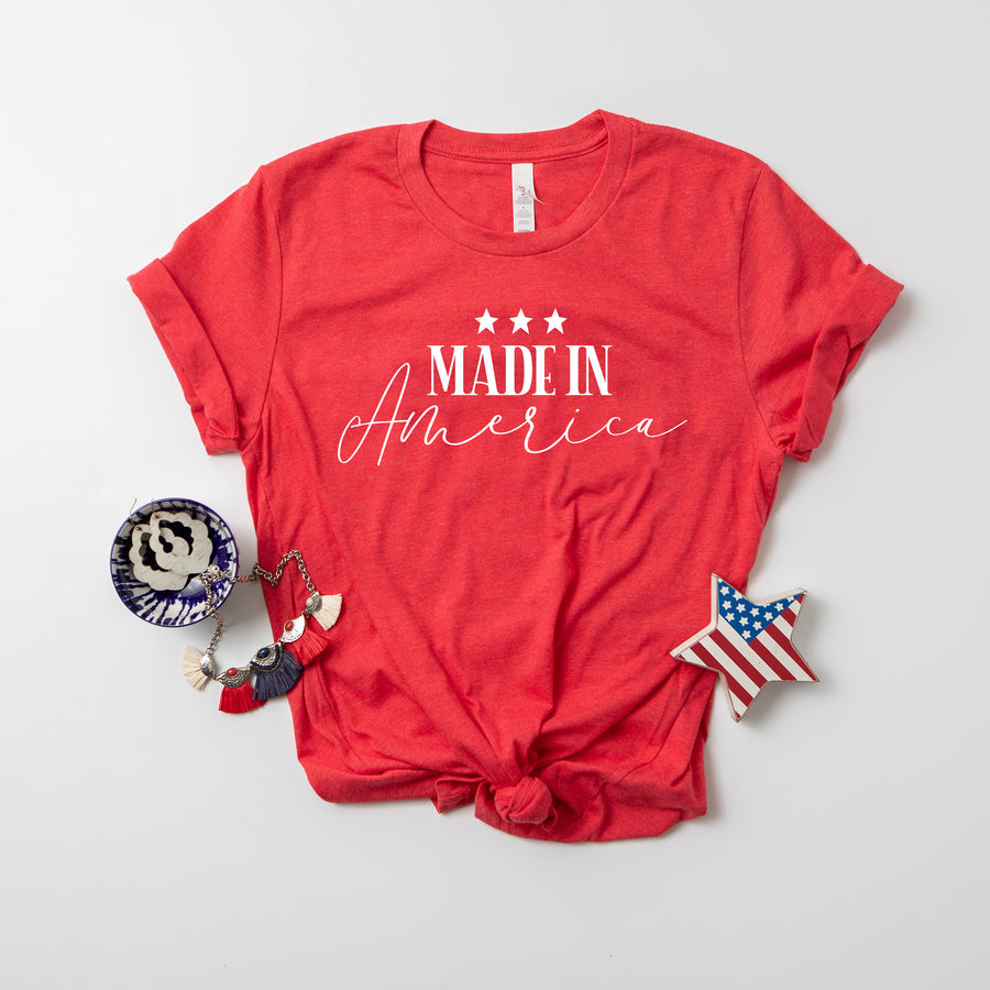 "Made in America" Patriotic T-Shirt