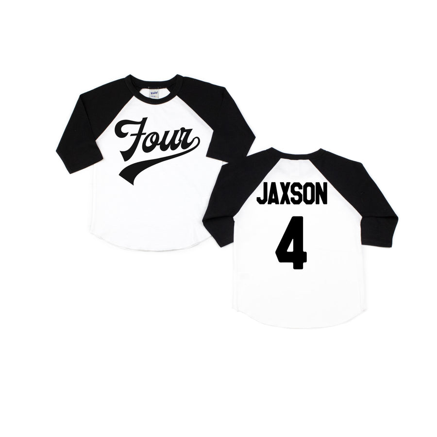 Four Baseball Raglan