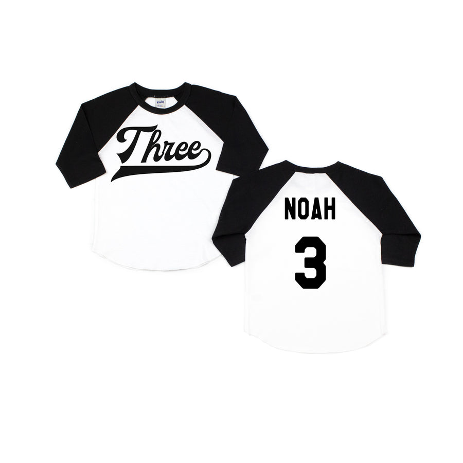 Three Baseball Raglan