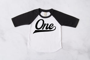 One Baseball Raglan