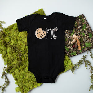 "One" Cookie Themed 1st Birthday Personalized T-shirt/Bodysuit