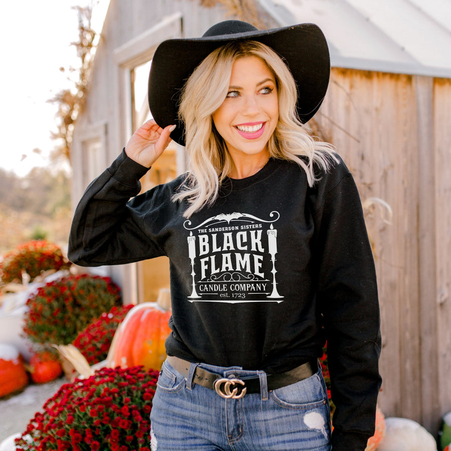 "The Black Flame" Halloween Sweatshirt