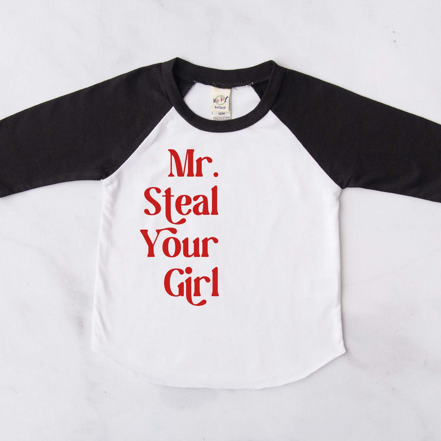 Mr. Steal Your Girl Valentine's Day Raglan