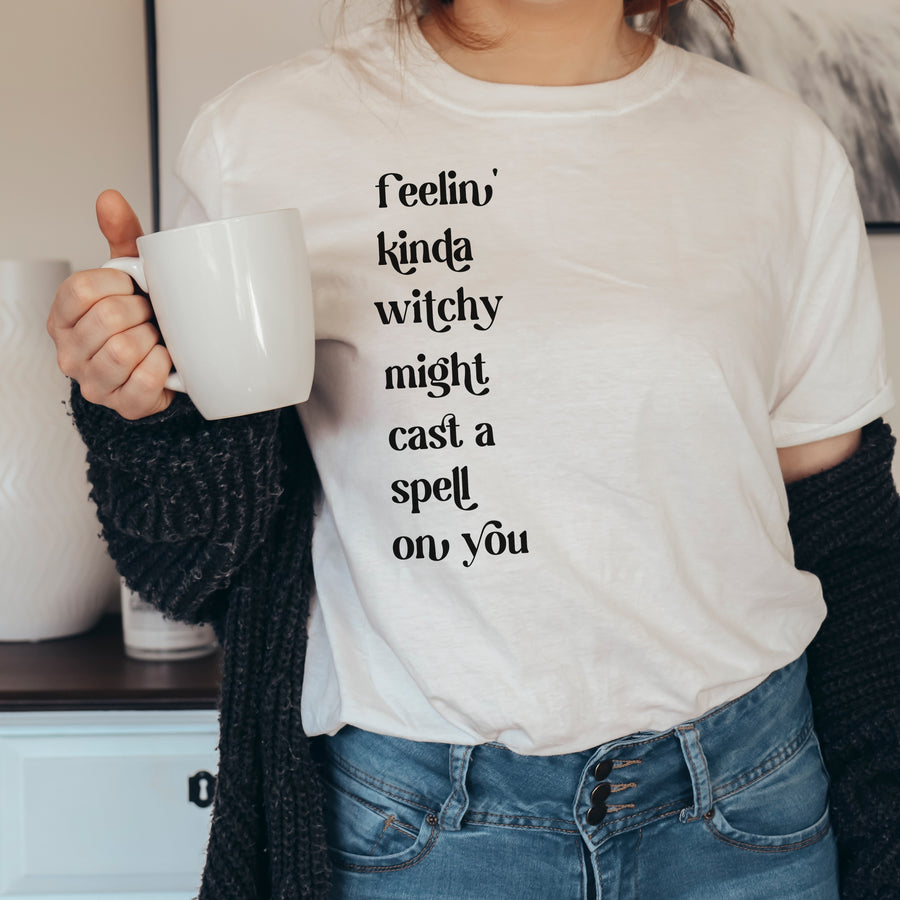 "Feelin' Witchy" Halloween T-Shirt