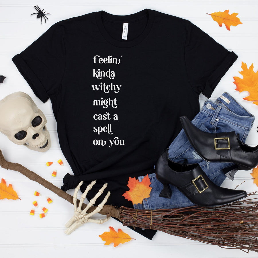 "Feelin' Witchy" Halloween T-Shirt