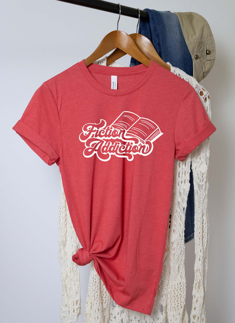 "Fiction Addiction" Reading T-Shirt