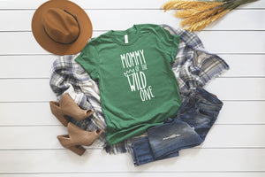 Cut Out "Mom, Dad of the wild one" 1st Birthday Family Shirts