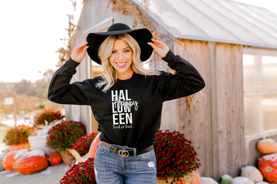 "Happy Halloween" Fall Sweatshirt