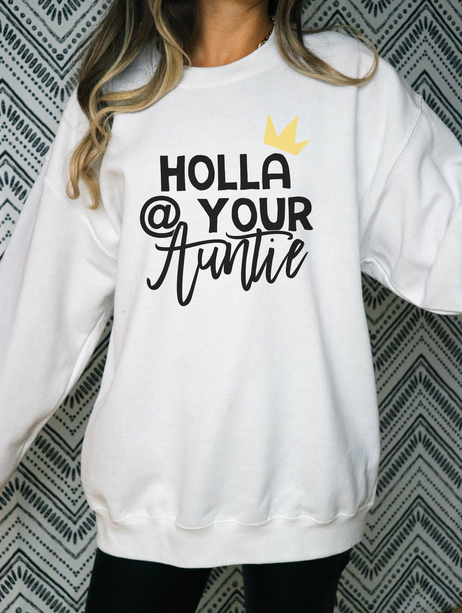 "Sicker Than Your Average Mama/Big Papa/Holla @ Your Aunt"  Hip Hop-themed Custom Parent Sweatshirt
