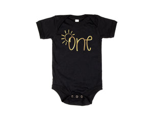 Sun "One" Sunshine Themed 1st Birthday T-shirt/Bodysuit