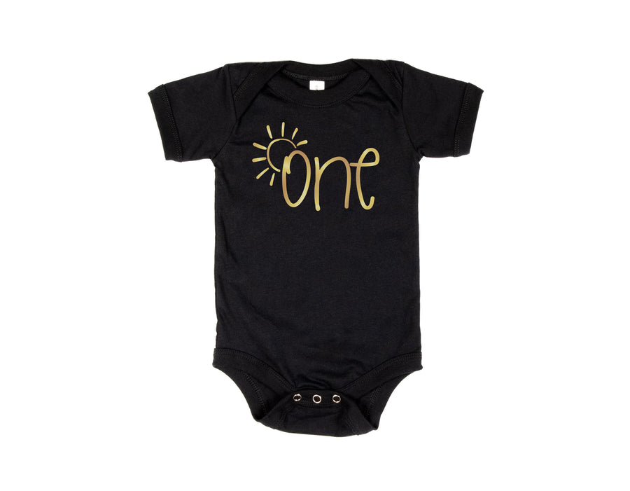 Sun "One" Sunshine Themed 1st Birthday T-shirt/Bodysuit