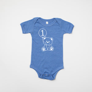 Teddy Bear Themed 1st Birthday T-shirt/Bodysuit