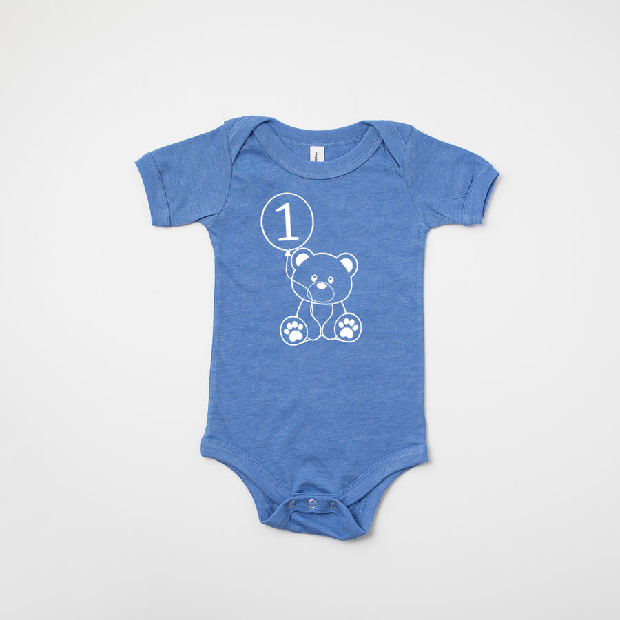 Teddy Bear Themed 1st Birthday T-shirt/Bodysuit