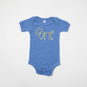 Sun "One" Sunshine Themed 1st Birthday T-shirt/Bodysuit