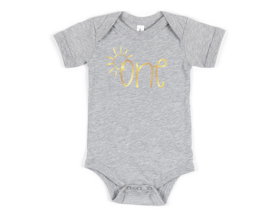 Sun "One" Sunshine Themed 1st Birthday T-shirt/Bodysuit